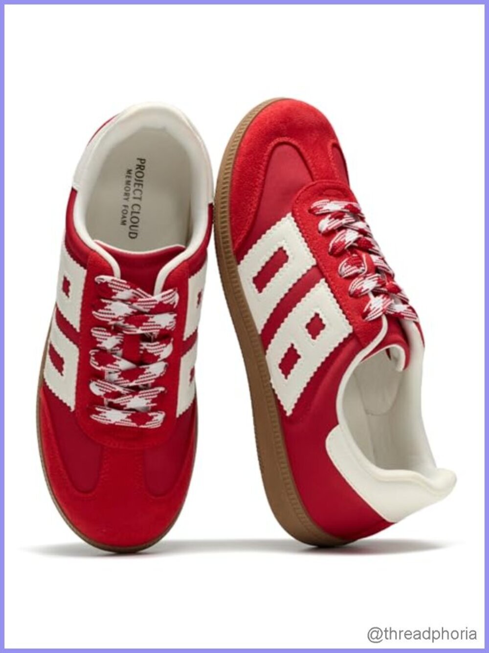 Breathable Memory Foam Sneakers Women Non Slip Casual Walking Shoes